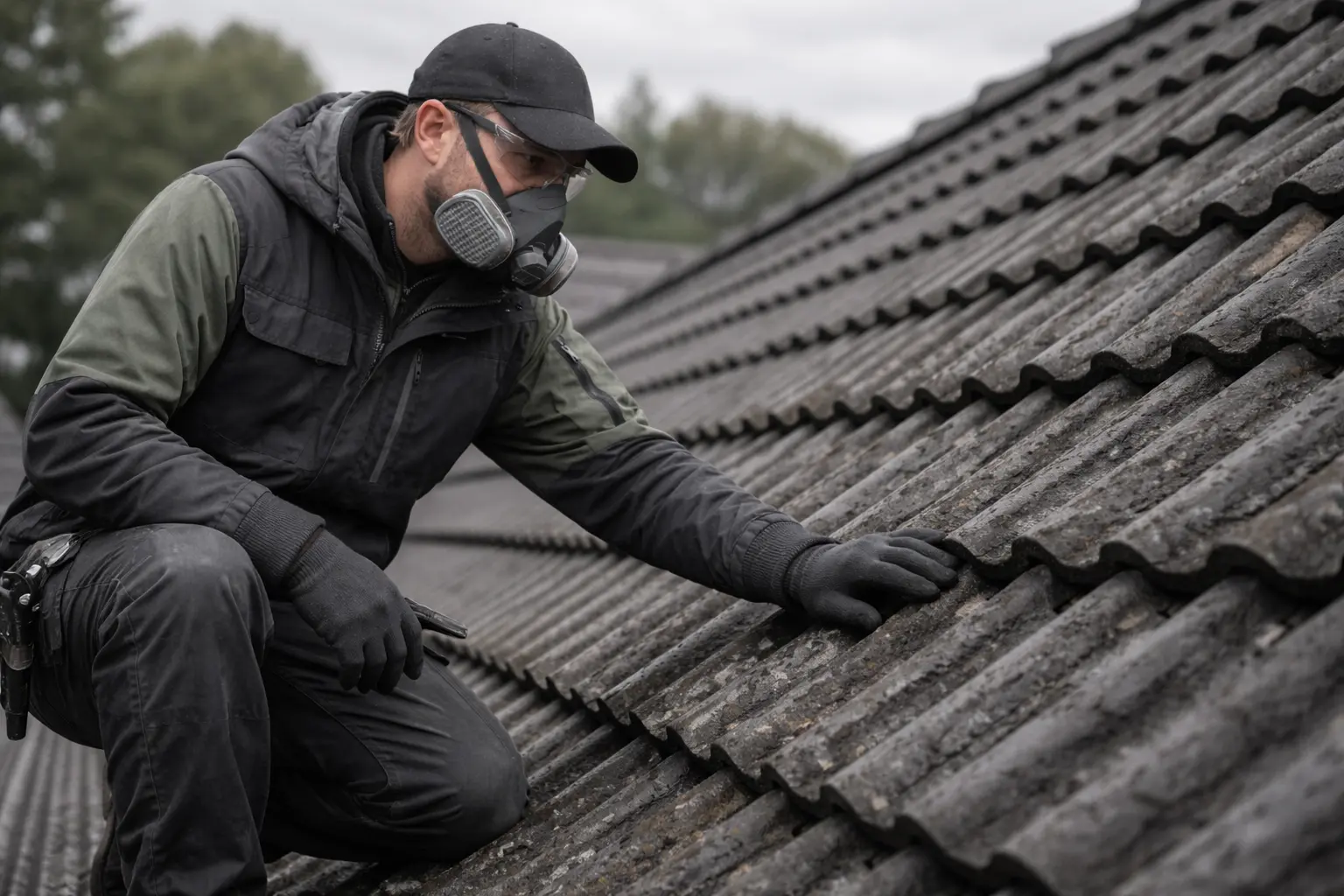 Roof inspection before professional roof coating in Kiel